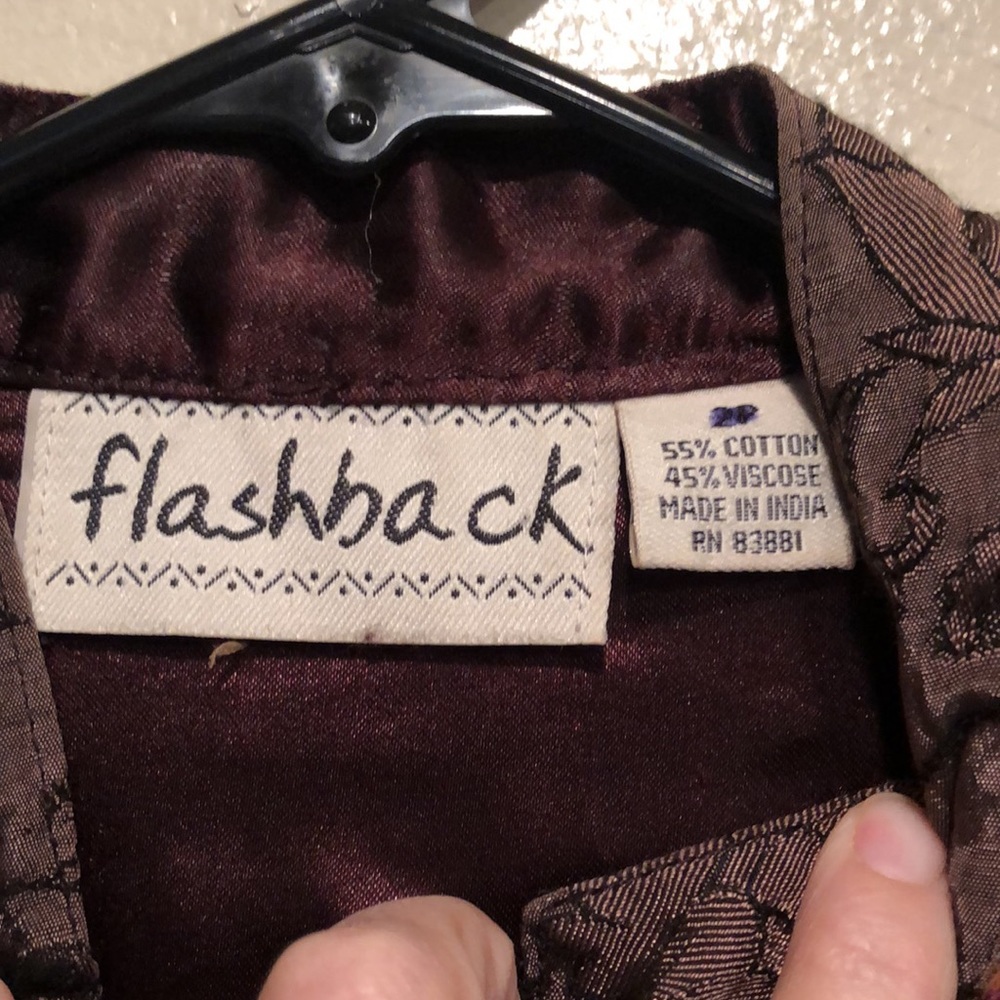 Flashback Mixed Media Patchwork Jacket. Size S/M - image 2